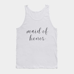 Maid of Honor Design - Bridal Party Squad Tank Top